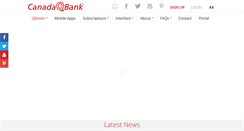 Desktop Screenshot of canadaqbank.com